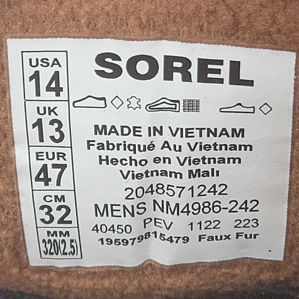 Sorel Cheyanne Metro II Sneak WP Men's Sneaker Boots NM4986-242 US Size 14 NWB - Picture 11 of 11